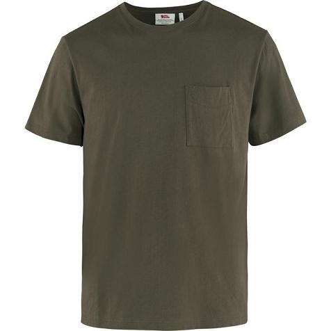 Fjallraven Övik T-Shirt Dark Olive Singapore For Men (SG-261737)